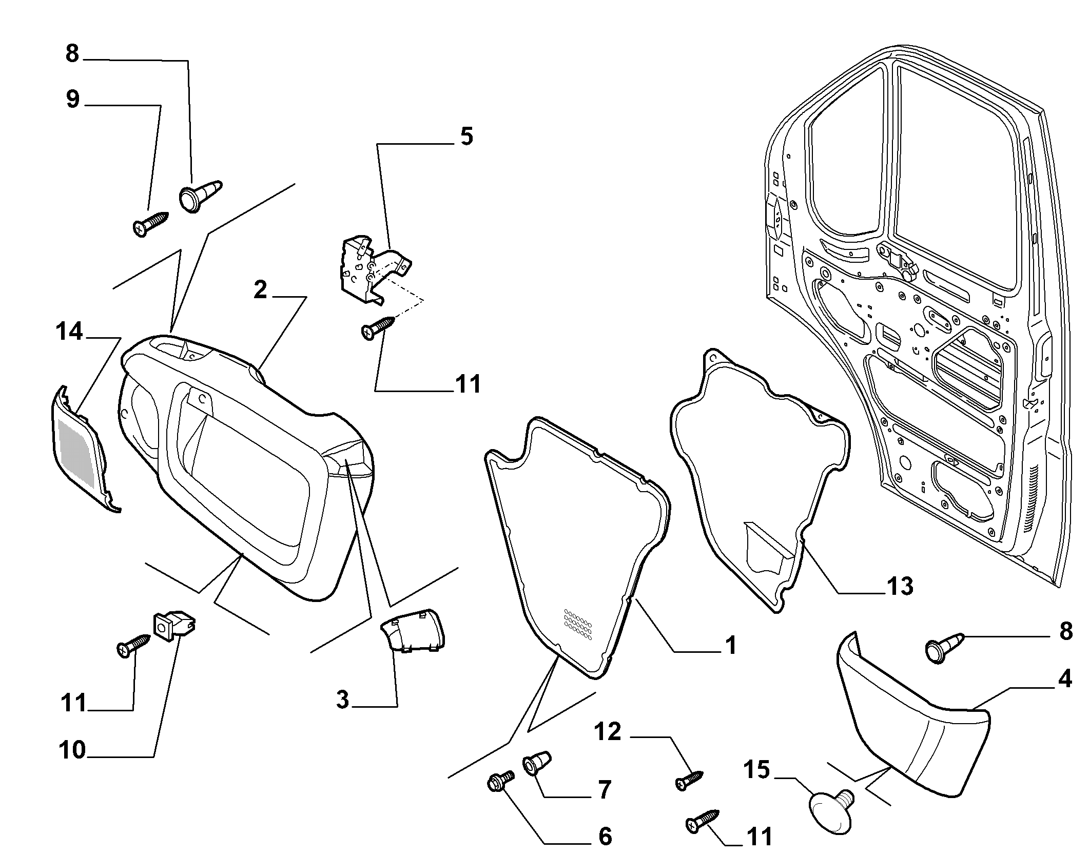 FIAT 14211580 - Kopča, ukrasna / zaštitna letvica www.parts5.com