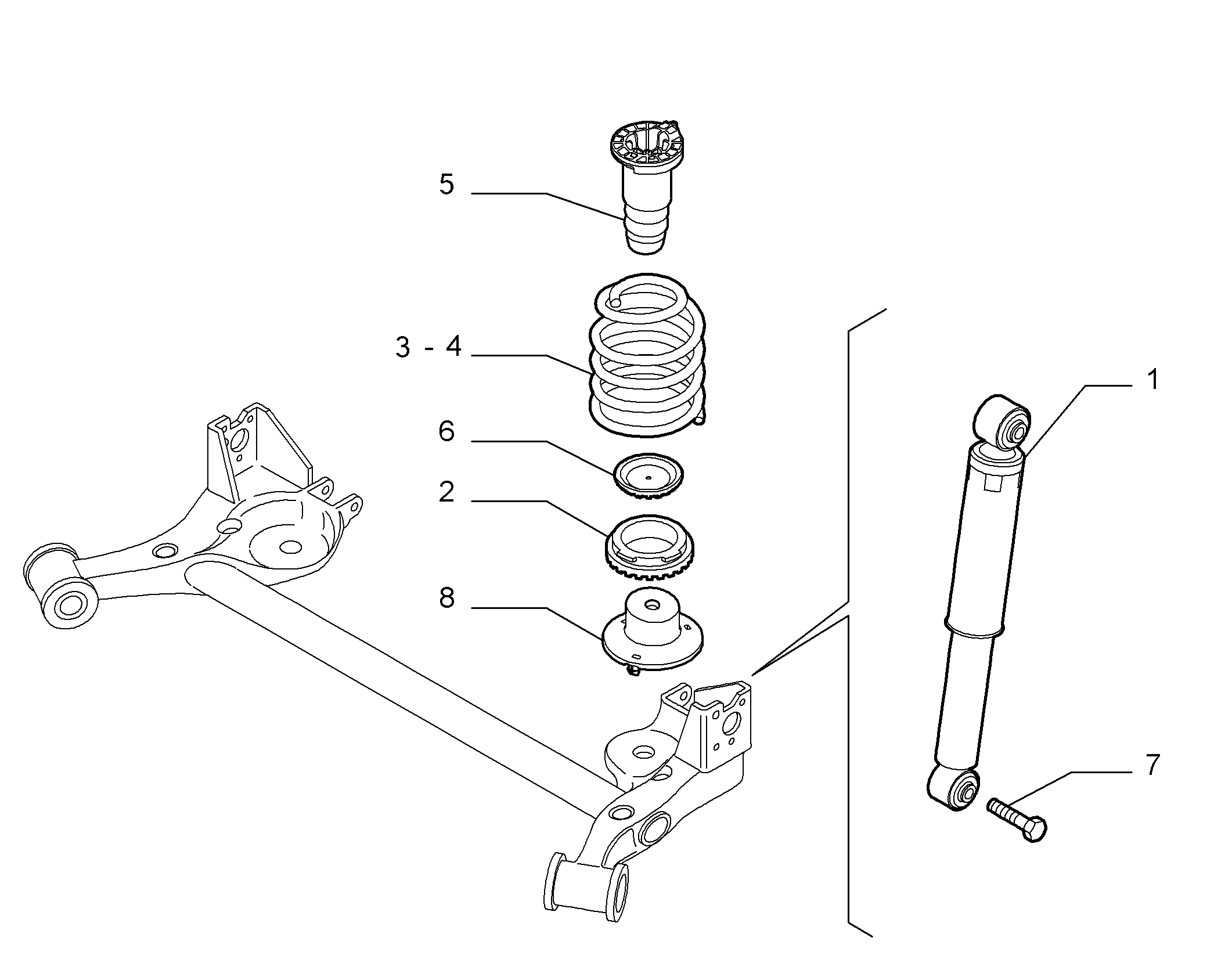 FIAT 51830534 - Amortizor www.parts5.com