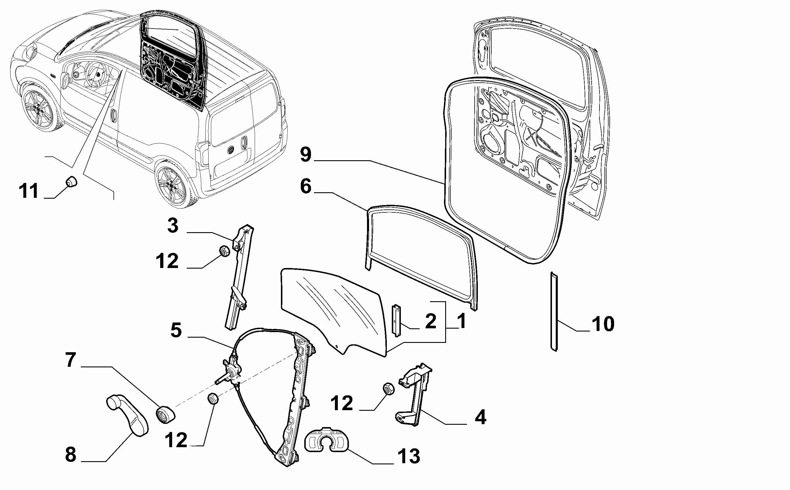 CITROËN 1354700080 - Elevalunas www.parts5.com