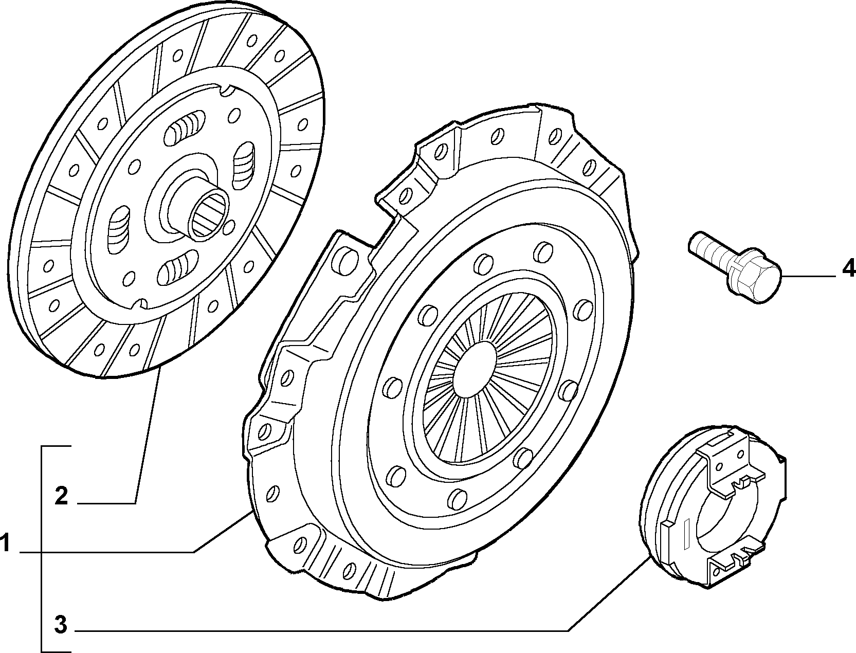 FIAT 9635222580 - Ρουλεμάν πίεσης www.parts5.com