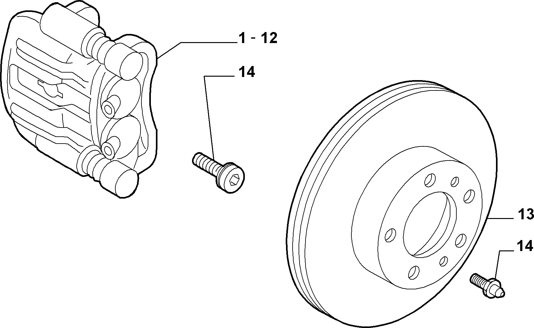 FIAT 46806233 - Disc frana www.parts5.com