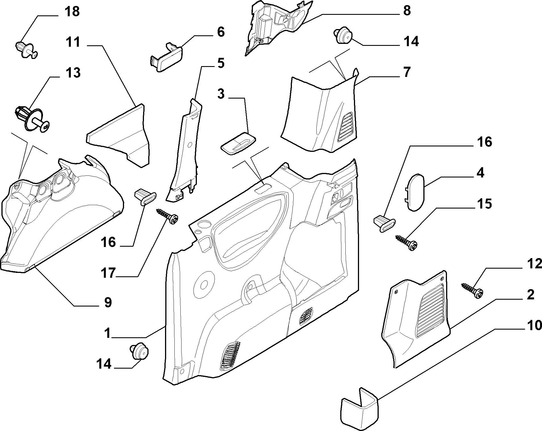 CITROËN 9642874480 - Clips, acoperire decorativa si protectie parts5.com