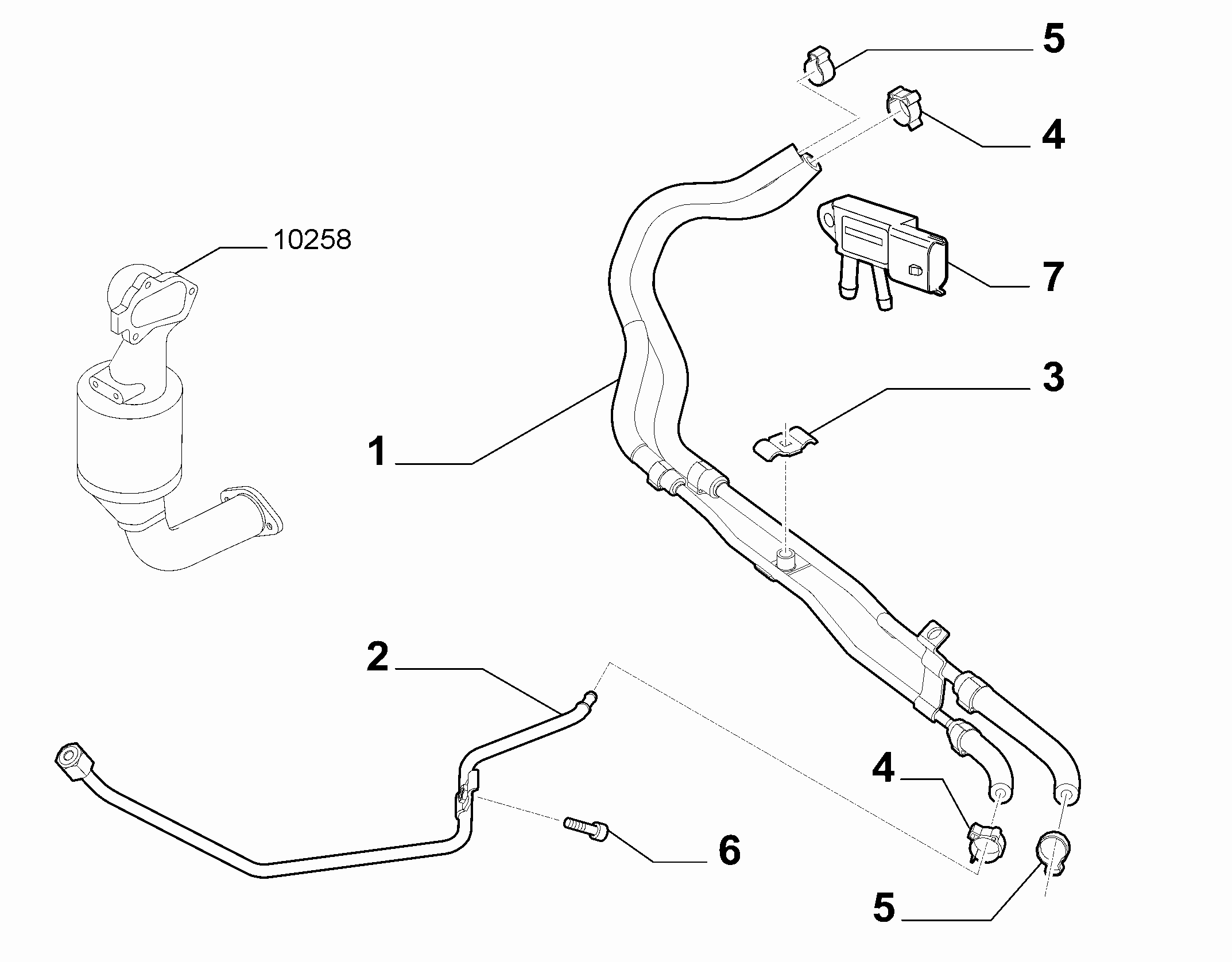 FIAT 51908411 - Czujnik, ciśnienie spalin www.parts5.com