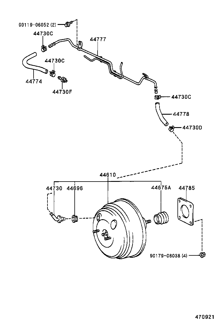 TOYOTA 4461005040 - Clutch Disc www.parts5.com