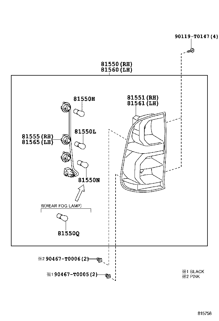 TOYOTA 90981WF006 - Bec, semnalizator www.parts5.com