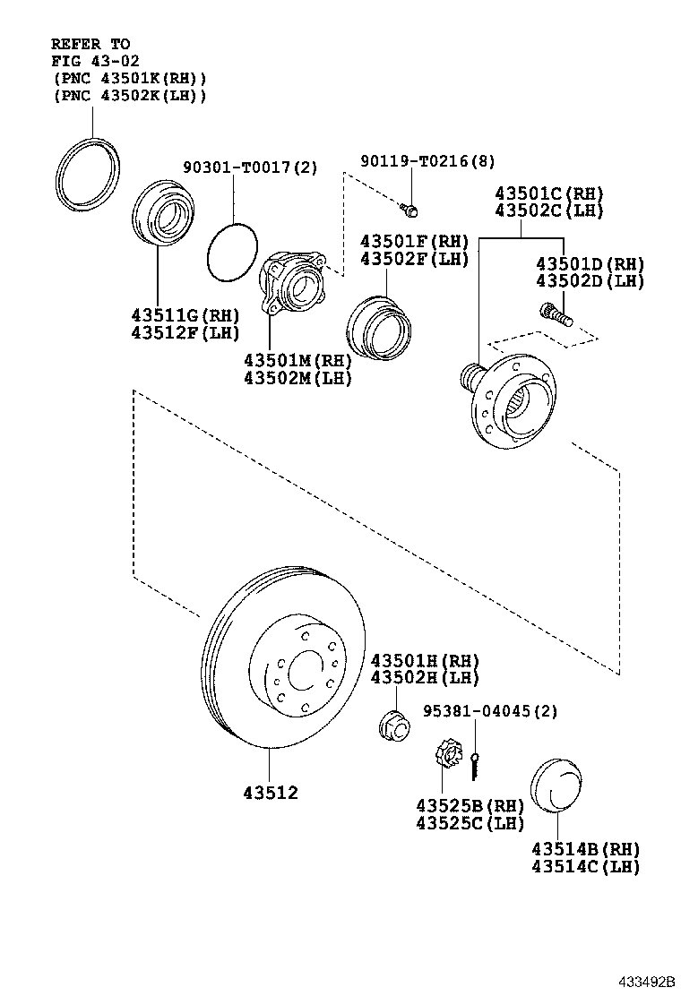 TOYOTA 90366-F0002 - Komplet kolesnega lezaja www.parts5.com