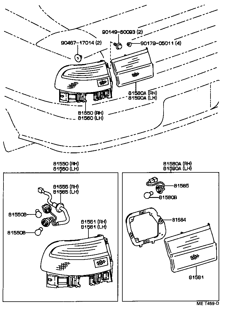 TOYOTA 90080-81034 - Bec incandescent, bec lumina zi www.parts5.com