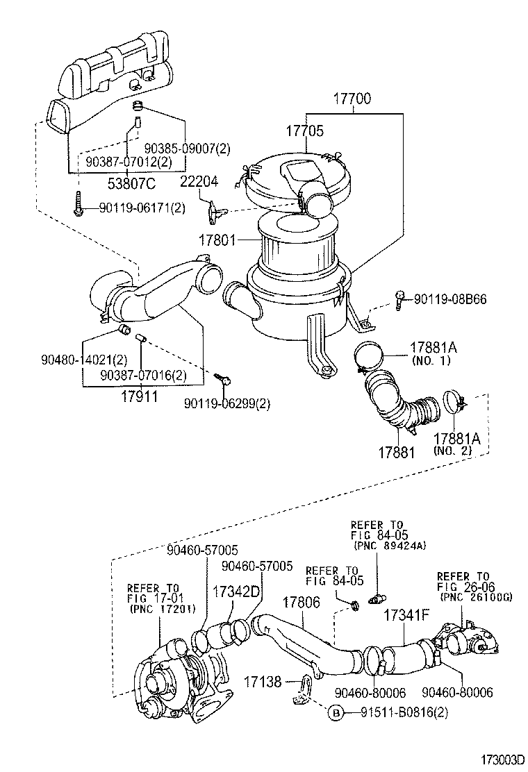 TOYOTA 17801-54150 - Φίλτρο αέρα www.parts5.com