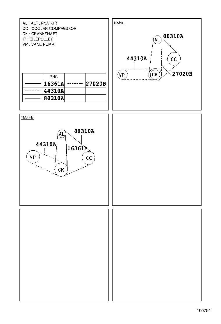 TOYOTA 90080-91087 - Ozubený klinový remeň www.parts5.com