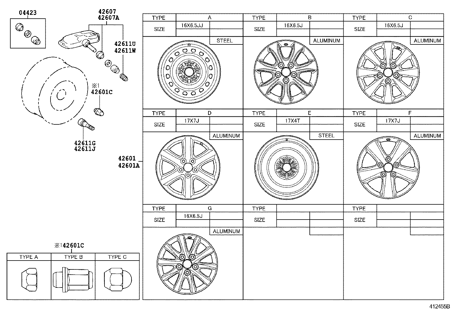 TOYOTA 90080-17035 - Гайка на колелото www.parts5.com