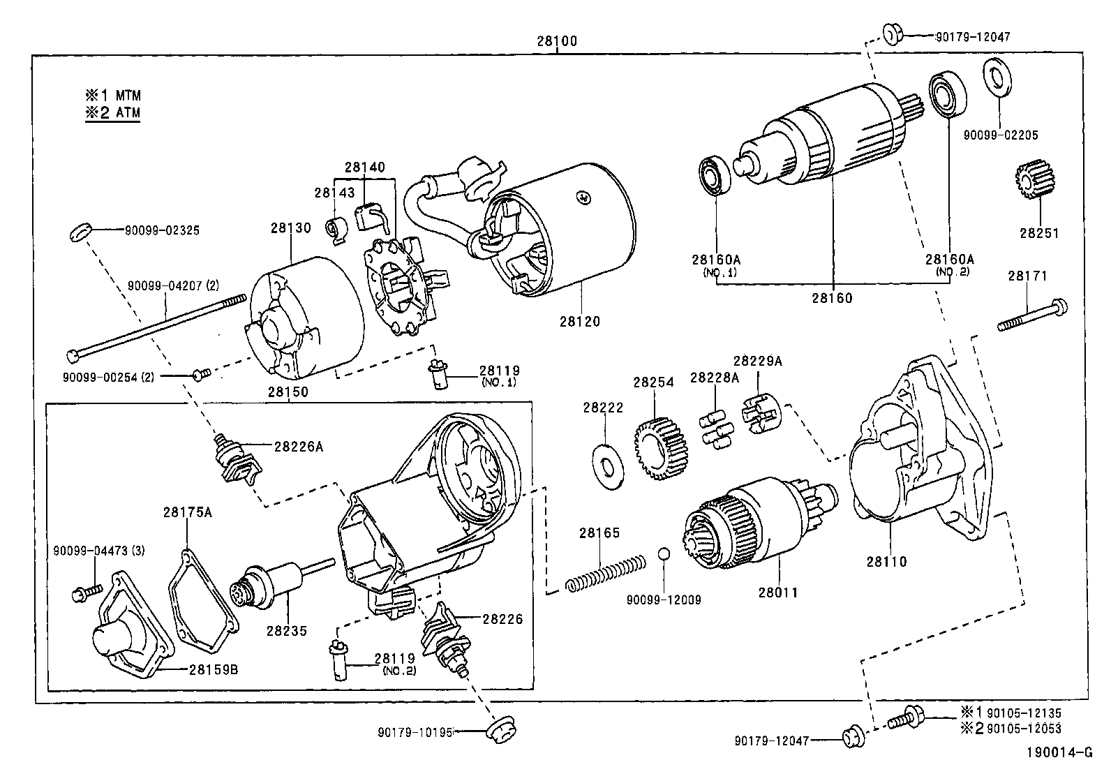 TOYOTA 28100-67070 - Starter www.parts5.com