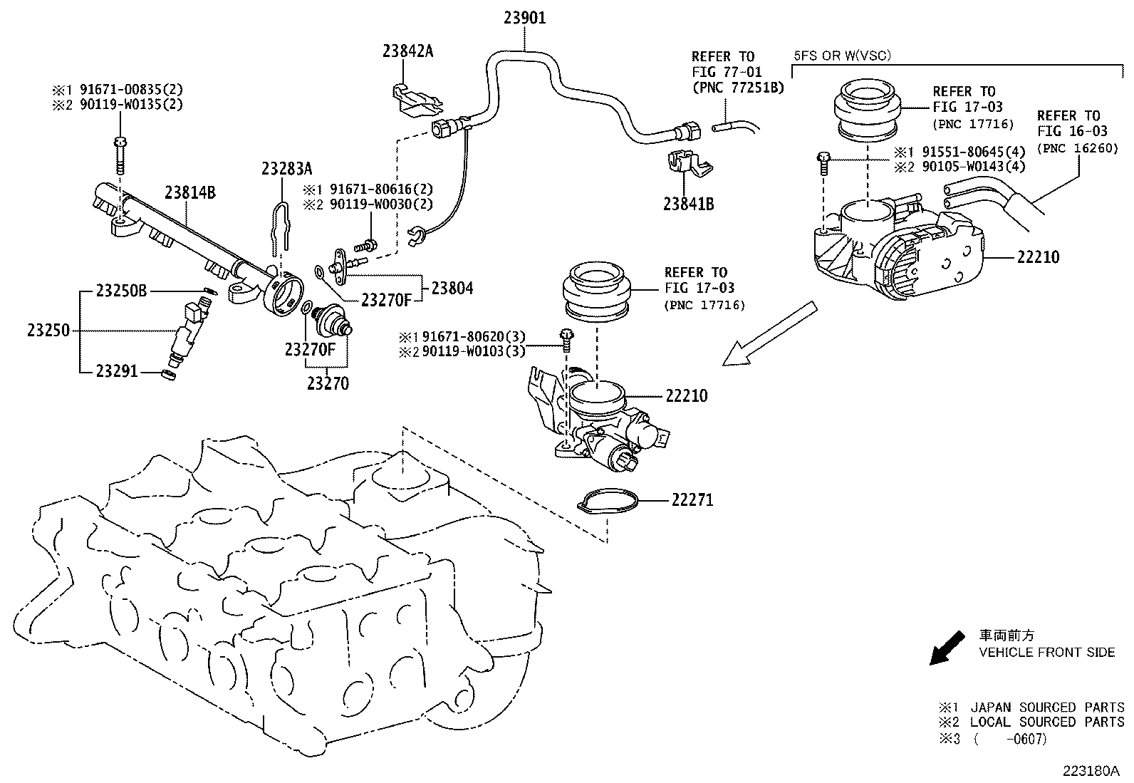 TOYOTA 23291-0J020 - Uszczelka www.parts5.com