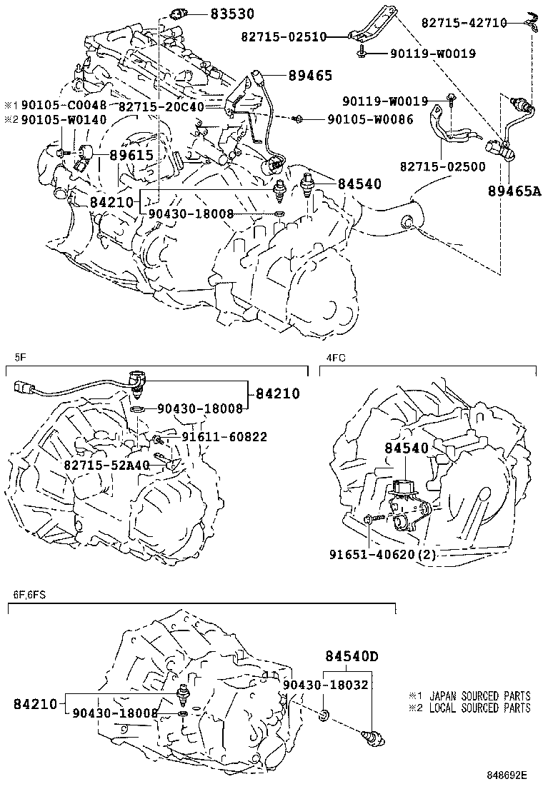 TOYOTA 89465-02310 - Αισθητήρας λάμδα www.parts5.com