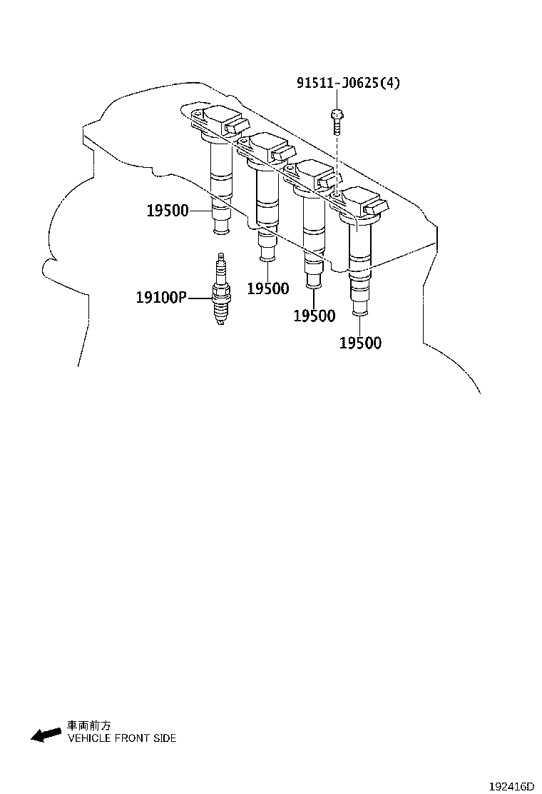 LEXUS 90919-01237 - Sytytystulppa www.parts5.com