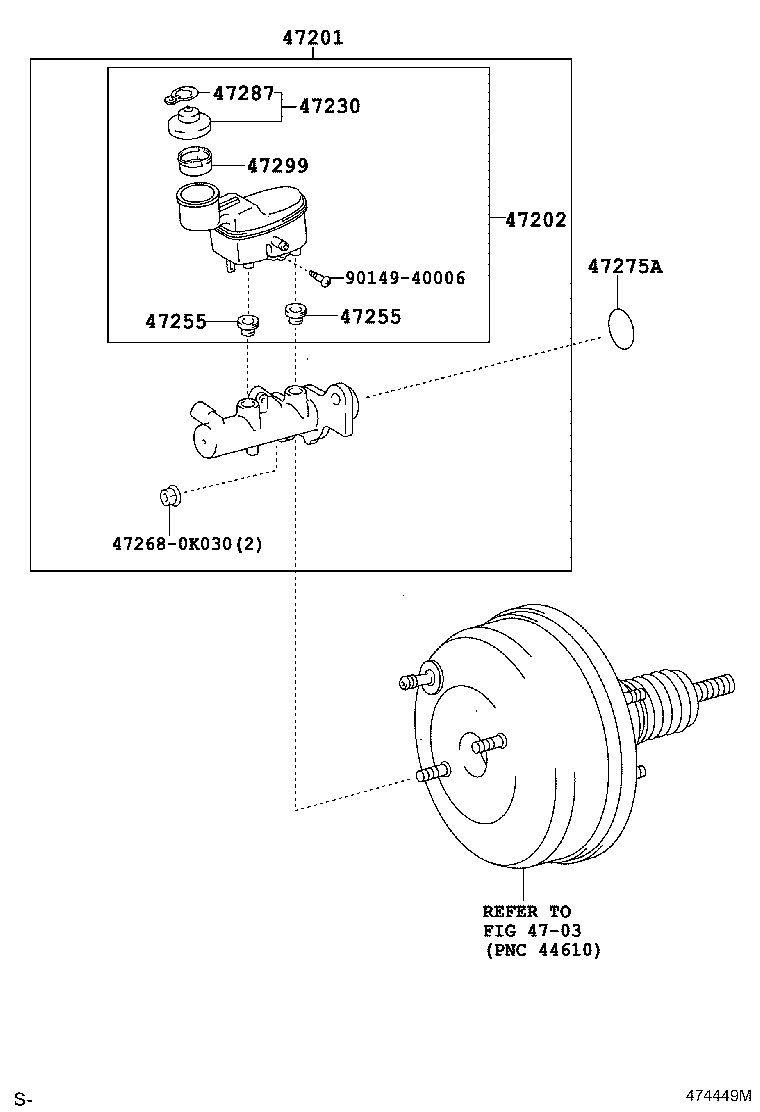 TOYOTA 472300K010 - Sealing Cap, brake fluid reservoir www.parts5.com