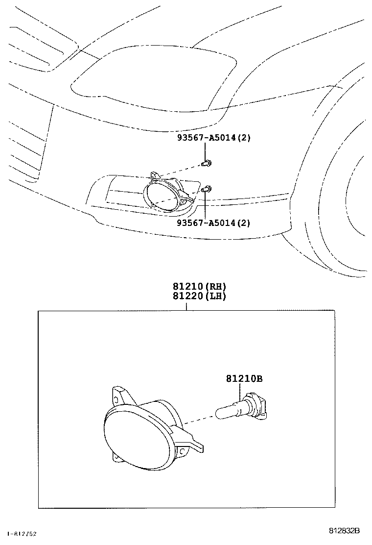 TOYOTA 90981-WD011 - Hõõgpirn,udutuled www.parts5.com