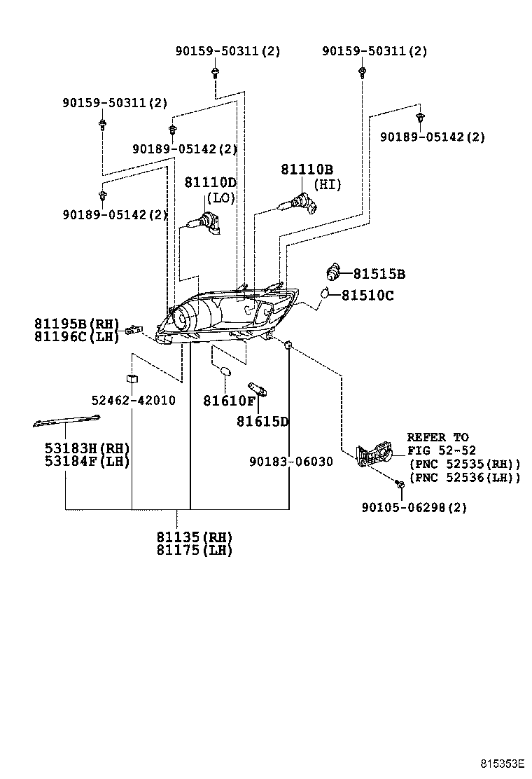 TOYOTA 9098113082 - Sijalica, far za maglu www.parts5.com