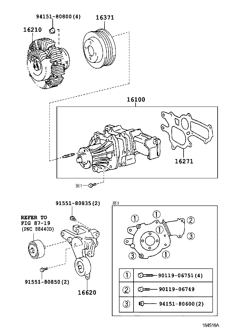 TOYOTA 16620-30031 - Hihnankiristin, moniurahihna www.parts5.com