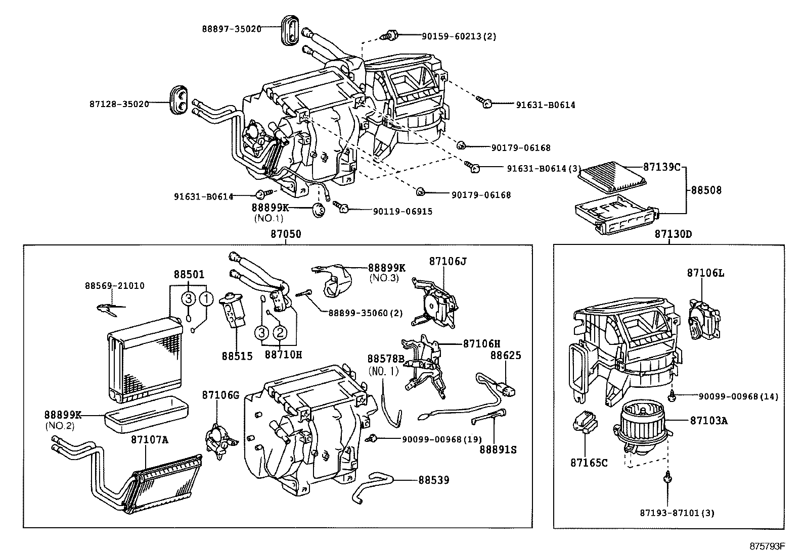 LEXUS 8710335040 - Elektricni motor, ventilator notranjega prostora www.parts5.com