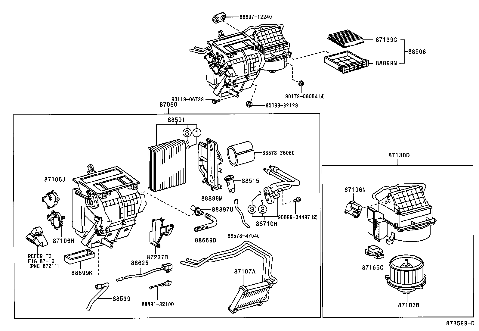 TOYOTA 88508-20210 - Φίλτρο, αέρας εσωτερικού χώρου www.parts5.com