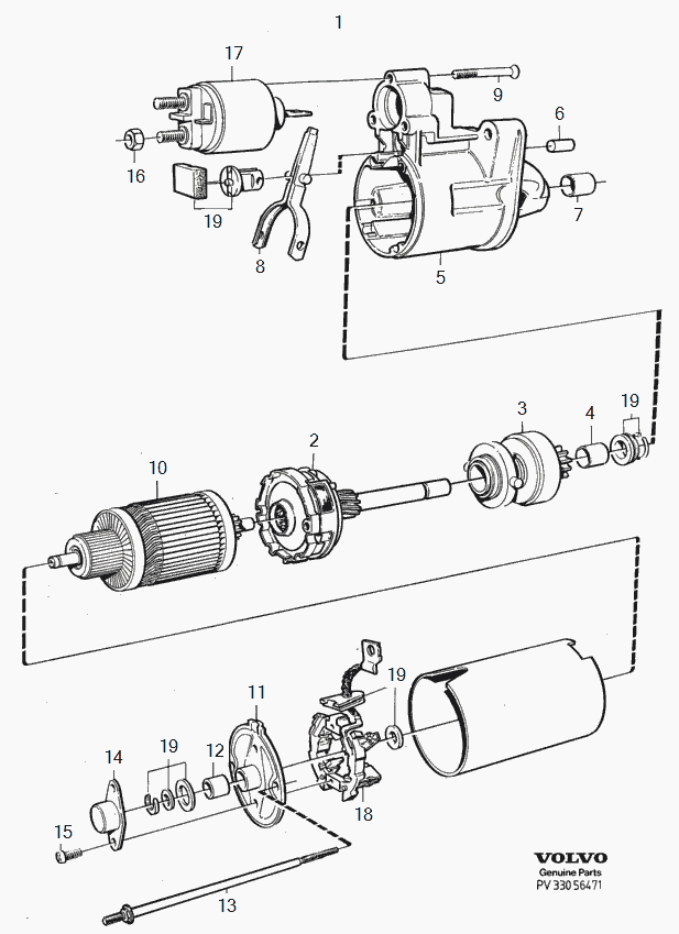 Volvo 9 128 421 - Żtartér www.parts5.com