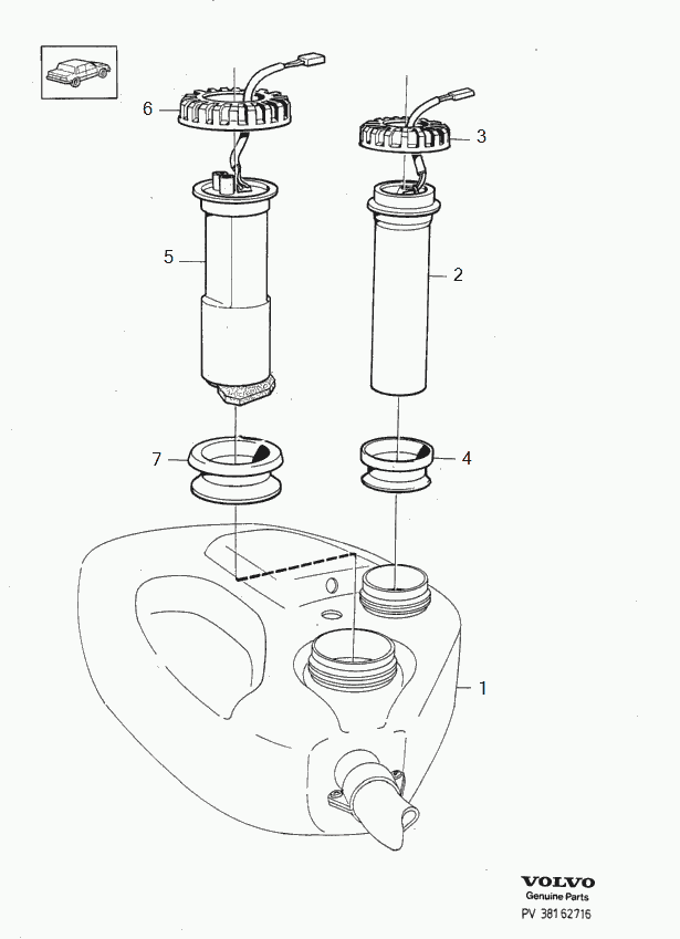 Volvo 9142957 - Fuel Pump www.parts5.com