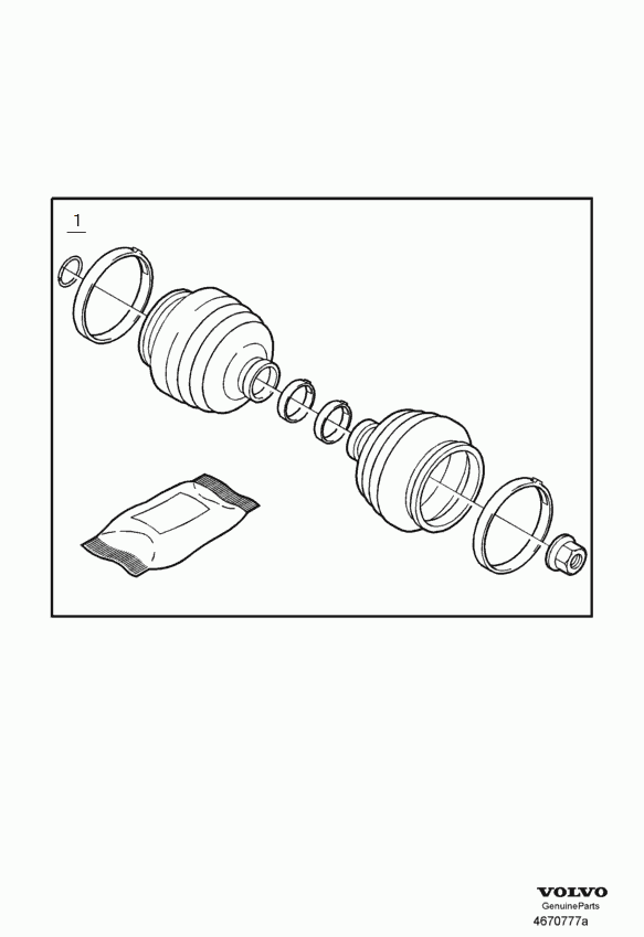 Volvo 271648 - Bellow, drive shaft www.parts5.com