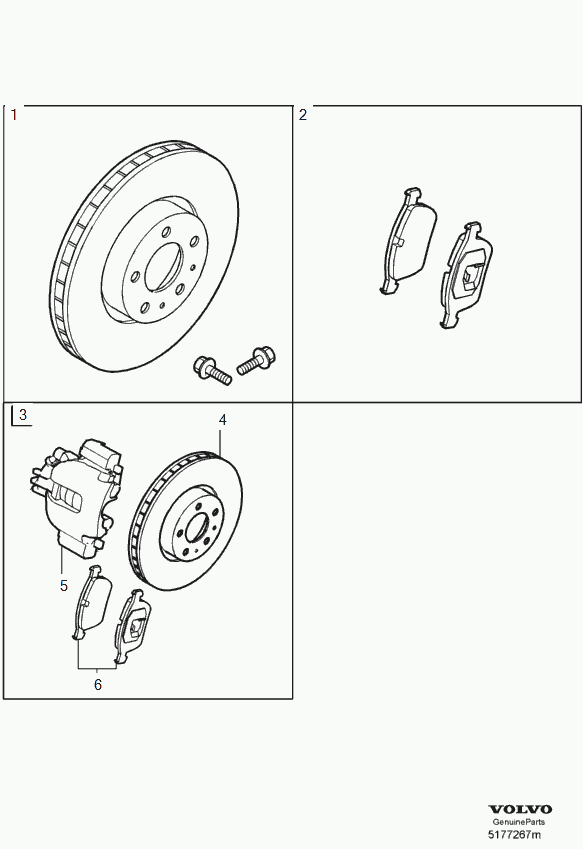 Volvo 9475268 - Etrier frana www.parts5.com