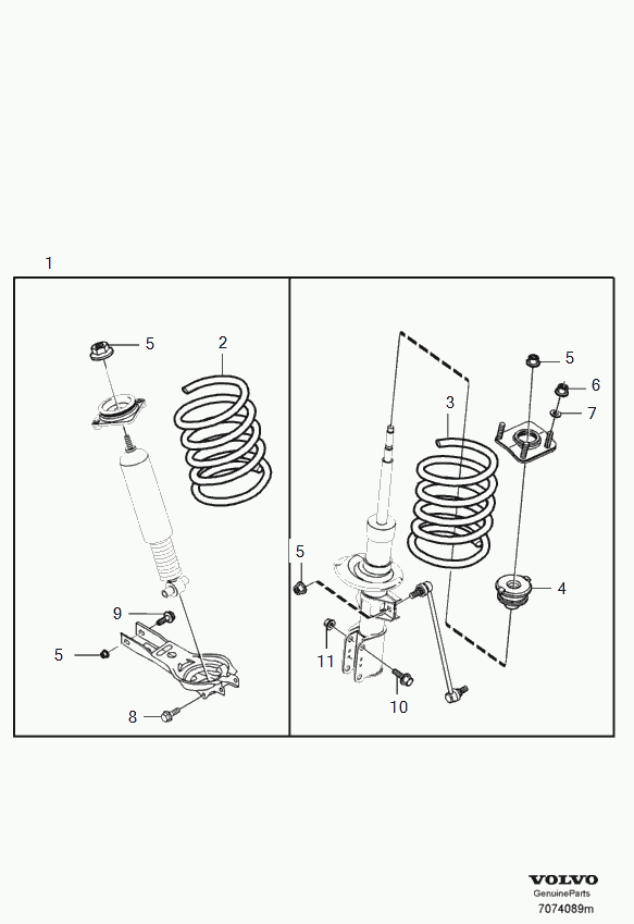 Volvo 30760914 - Dystans gumowy, resorowanie www.parts5.com