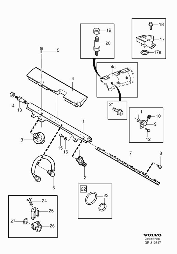 Volvo 31272730 - Sensor, boost pressure www.parts5.com