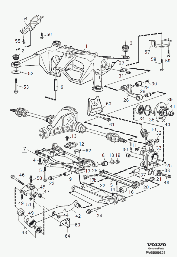 Volvo 914542 - Комплект подшипника ступицы колеса www.parts5.com