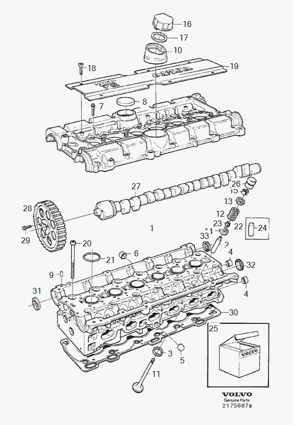 Volvo 6 842 272 - Simering, ax cu came www.parts5.com