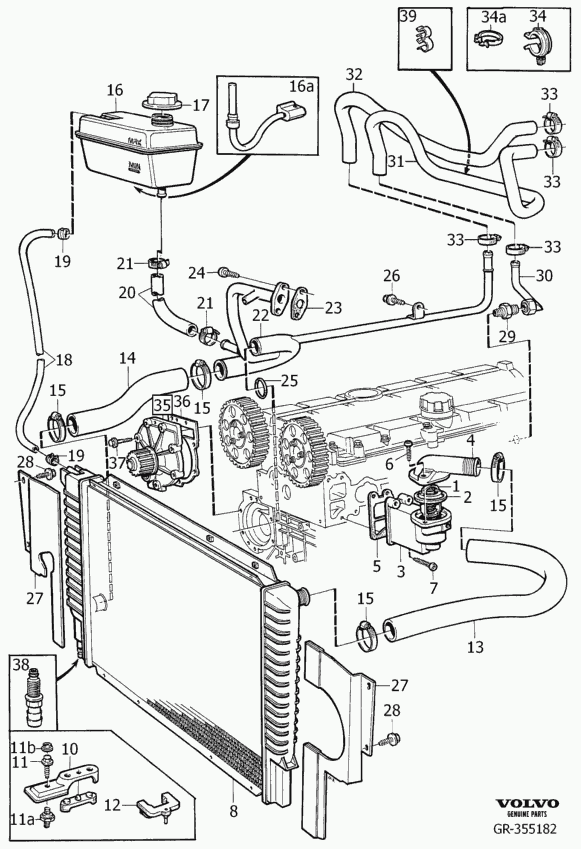 Volvo 976045 - Tihend,sisselaskekollektor www.parts5.com