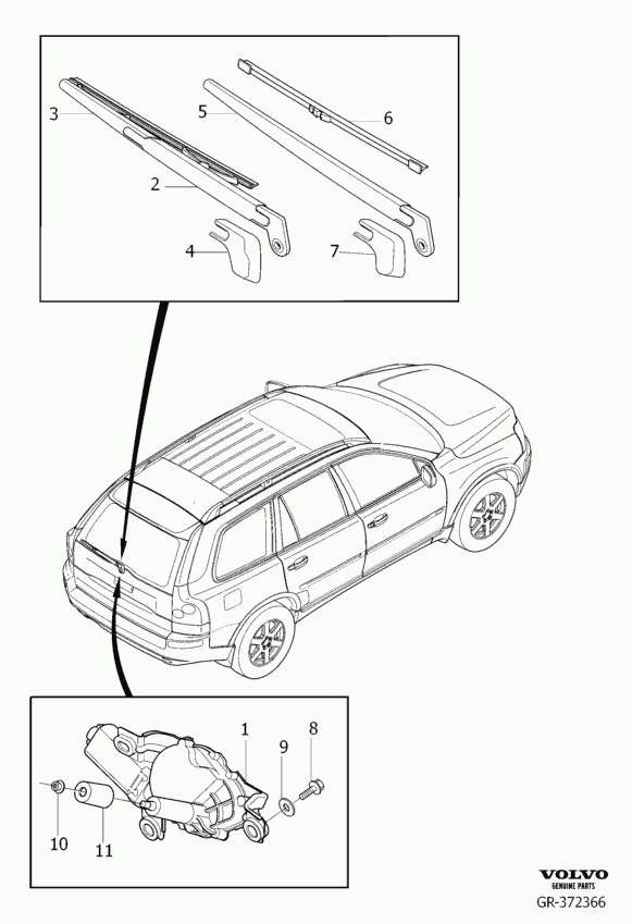 Volvo 30699848 - Silecek süpürgesi www.parts5.com