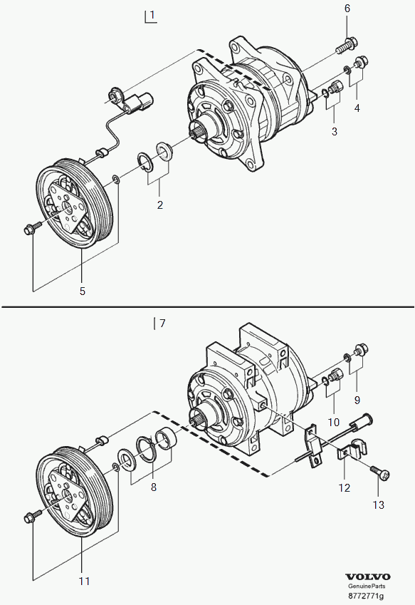 Volvo 8603127 - Compresor, aire acondicionado www.parts5.com