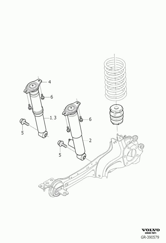 Volvo 31262151 - Amortizor www.parts5.com