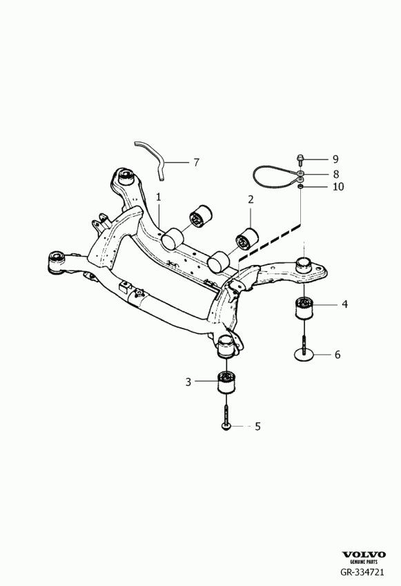 FORD 31277272 - Bush of Control / Trailing Arm www.parts5.com