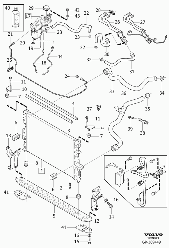 FORD 31368361 - Radiator, racire motor www.parts5.com