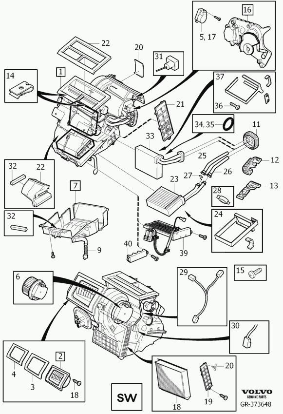 MAZDA 31332896 - Lämmityslaitteen kenno www.parts5.com