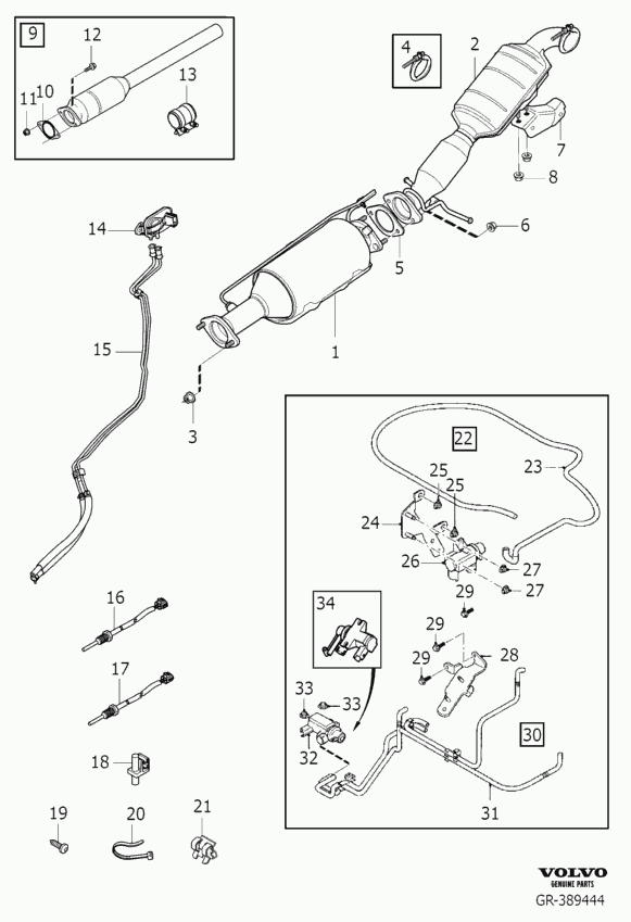 Volvo 31370242 - Pipe Connector, exhaust system www.parts5.com