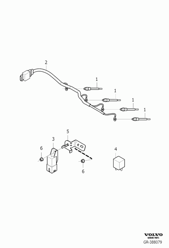 FORD 3072 5069 - Glow Plug www.parts5.com