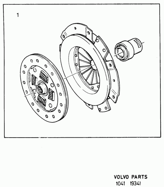 Volvo 3344287 - Комплект сцепления www.parts5.com