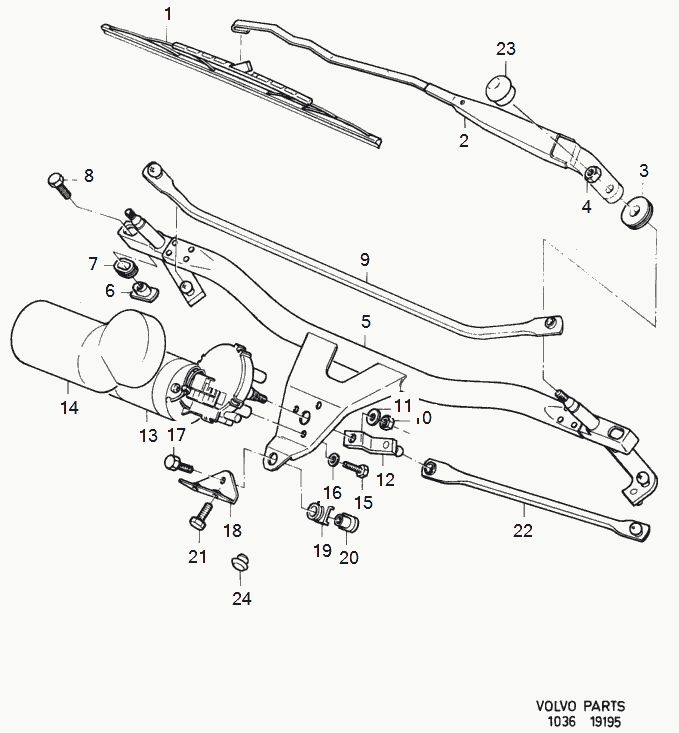 Volvo 274384 - Limpiaparabrisas www.parts5.com