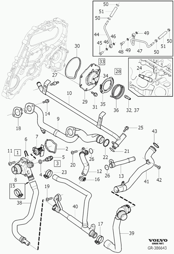 Volvo 3 075 092 6 - Αισθητήρας, θερμοκρ. ψυκτικού υγρού www.parts5.com