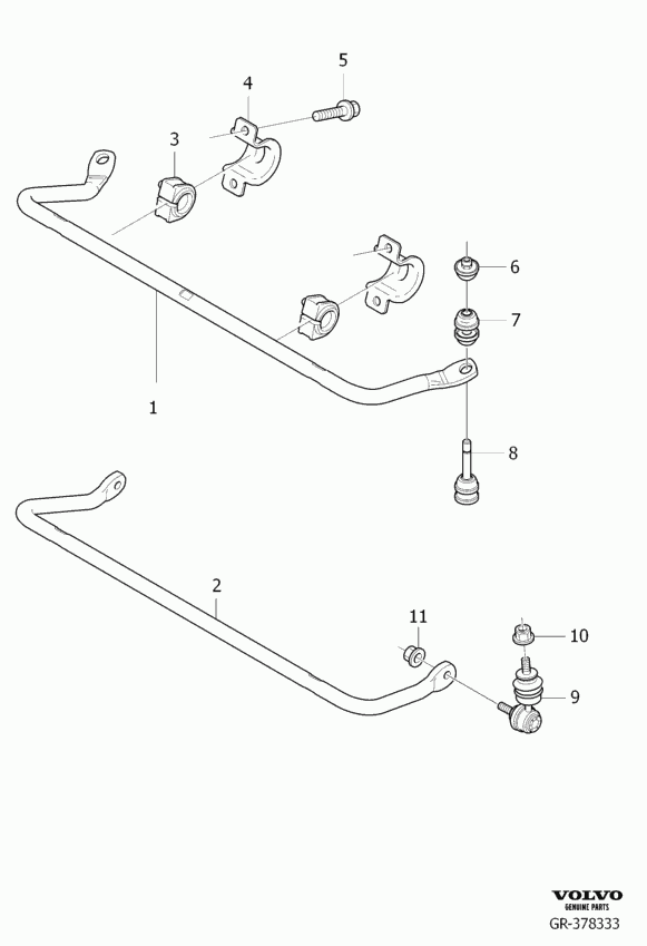 Volvo 30714682 - Lezajna pusa,stabilisator www.parts5.com