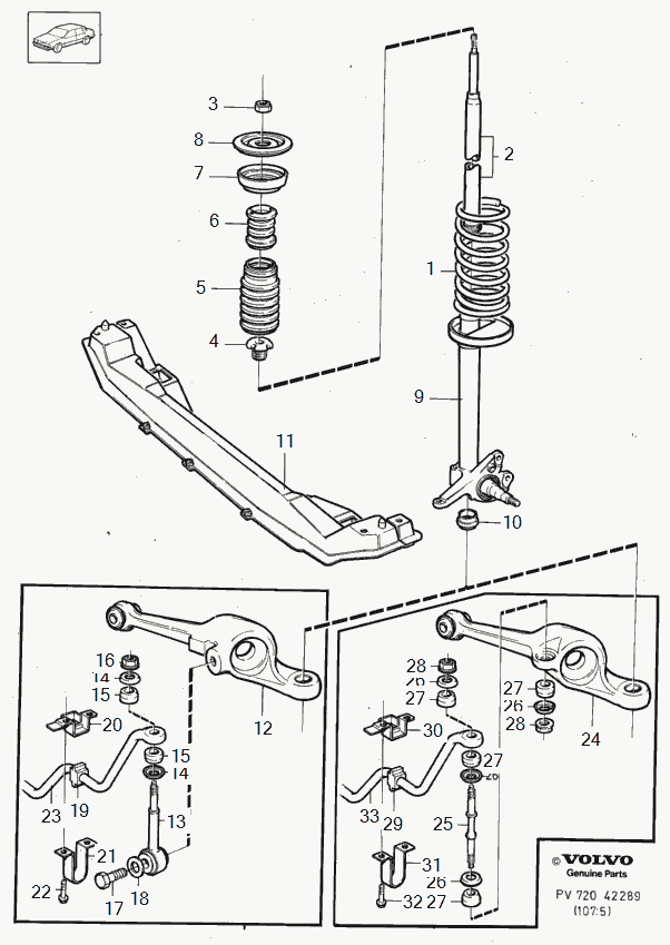 Volvo 1329395 - Stange / Strebe, Stabilisator www.parts5.com