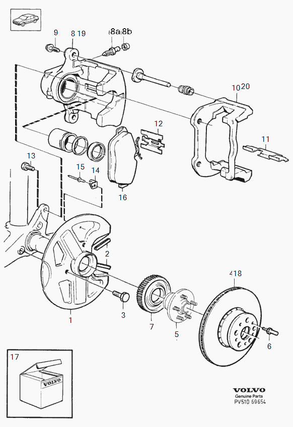 Volvo 6848902 - Disc frana www.parts5.com