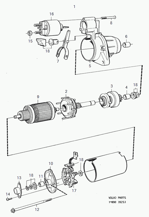 Volvo 1363534 - Зъбно колелце, стартер www.parts5.com