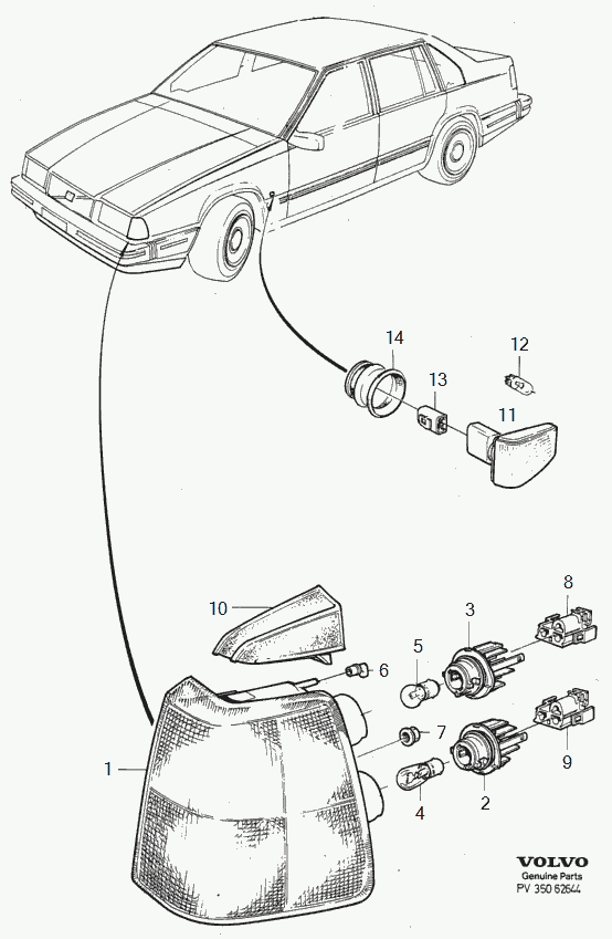 Volvo 9190169 - Semnalizator www.parts5.com