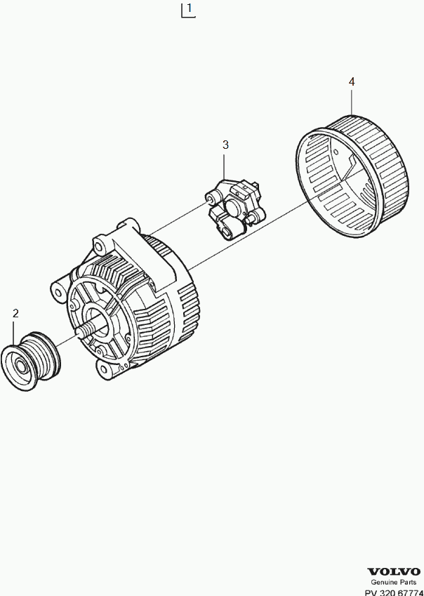 Volvo 8111107 - Alternator www.parts5.com